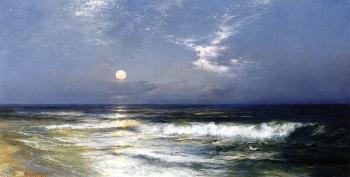 托馬斯 莫蘭 Moonlit Seascape